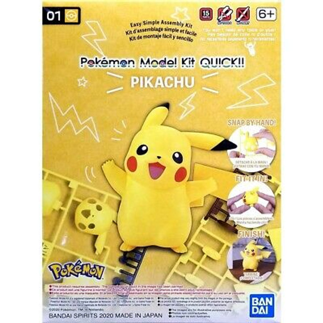 POKEPLA PIKACHU QUICK MODEL KIT (#4573102613899)