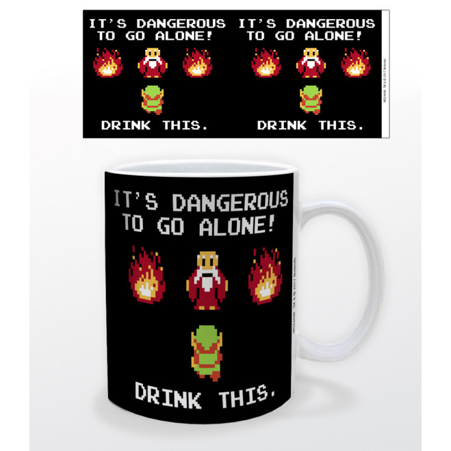 ZELDA DRINK THIS MUG W/ GIFTBOX (#638211717037)