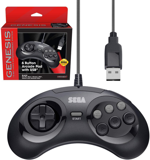 GENESIS 6 BUTTON USB CONTROLLER (#849172010987)