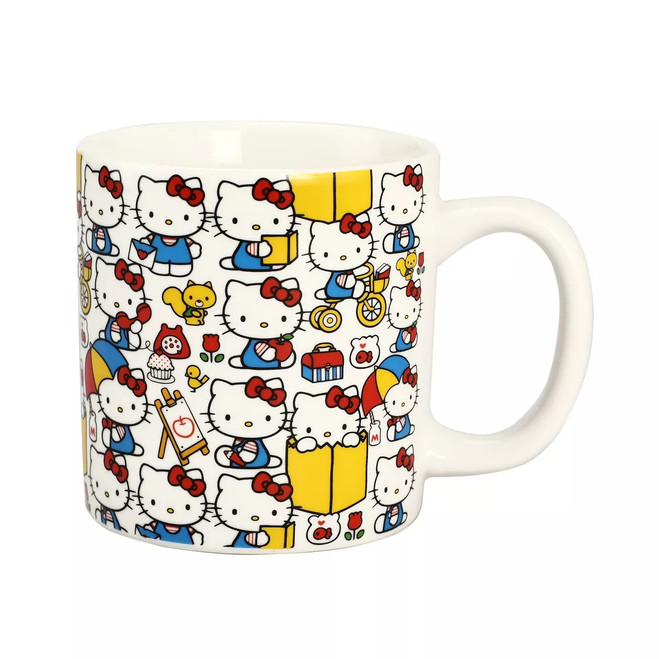 HELLO KITTY ALL OVER PRINT 16OZ CERAMIC MUG (#196179061635)