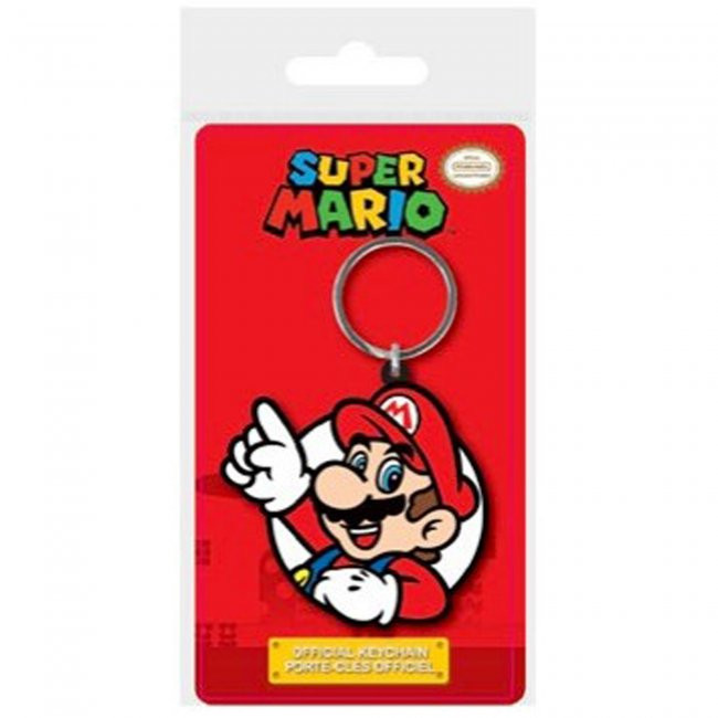 SUPER MARIO SOFT PVC KEYCHAIN (#638211687972) - LEVEL UP VIDEO GAMES