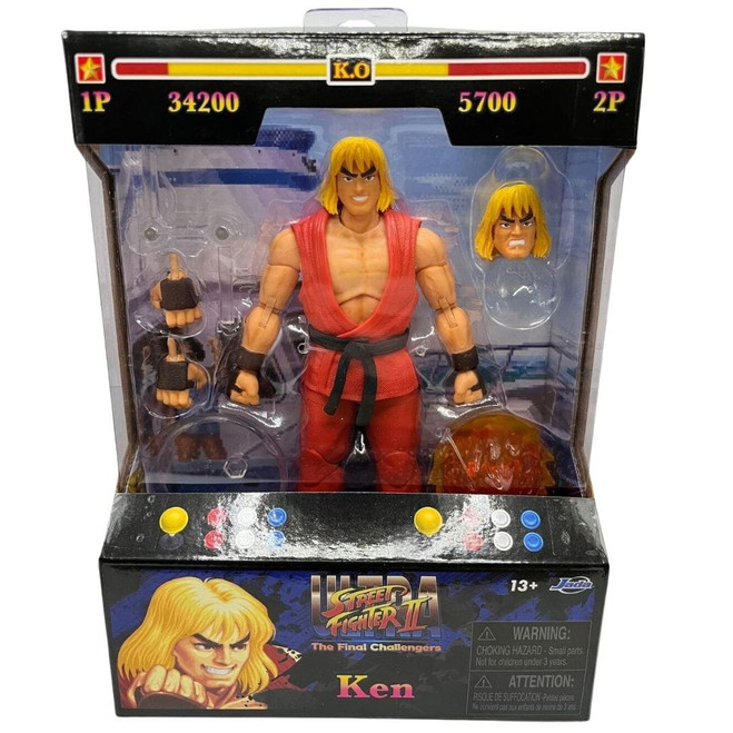 STREET FIGHTER II KEN 6" ACTION FIGURE