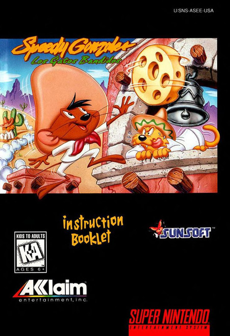 *USED* SNES SPEEDY GONZALES (MANUAL ONLY)