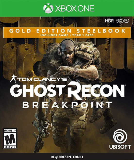 *USED* GHOST RECON BREAKPOINT GOLD EDITION STEELBOOK