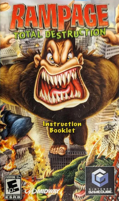 *USED* GC RAMPAGE TOTAL DESTRUCTION (MANUAL ONLY) (#438761138180)