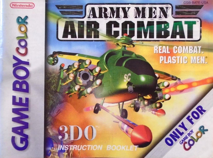 *USED* GBC ARMY MEN AIR COMBAT (MANUAL ONLY) (#456975278331)