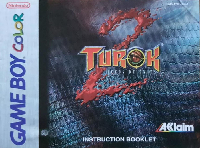 *USED* GBC TUROK SEEDS OF EVIL (MANUAL ONLY) (#464581917292)