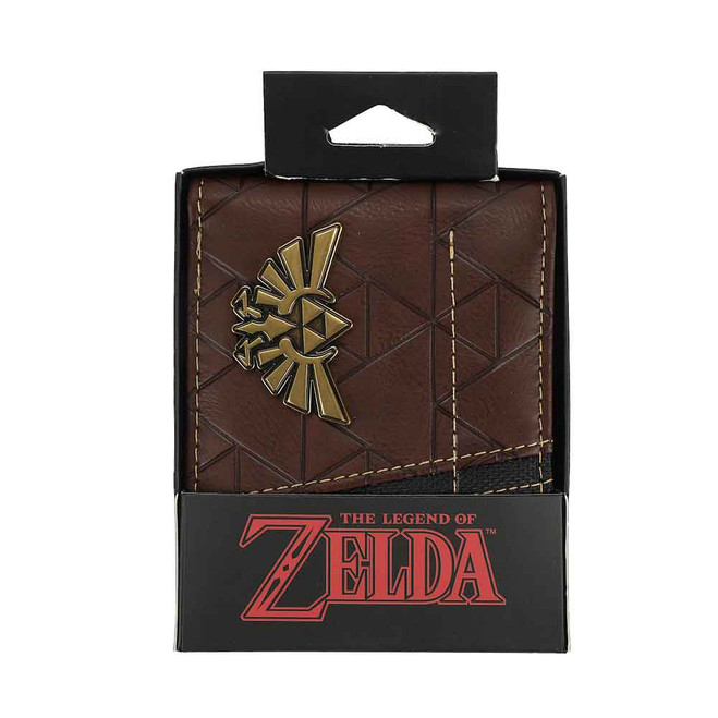 ZELDA HYRULE CREST BADGE BIFOLD WALLET (#197394964572)