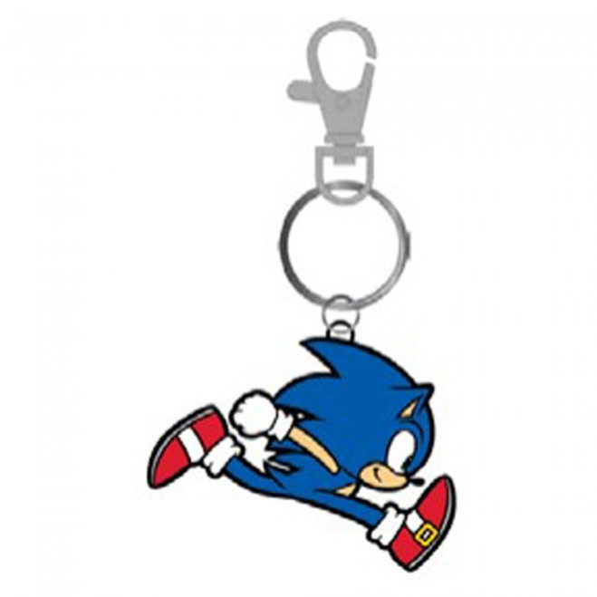 SONIC RUNNING SOFT PVC KEYCHAIN (#638211685213)