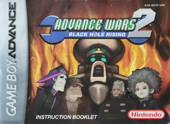 *USED* GBA ADVANCE WARS 2 BLACK HOLE RISING (MANUAL ONLY) (#409728582056)