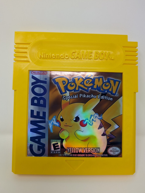POKEMON YELLOW WALL DISPLAY CARTRIDGE (#428908160952)