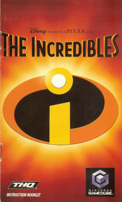 *USED* GC THE INCREDIBLES (MANUAL ONLY) (#476341615805)