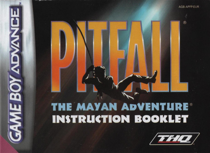 *USED* GBA PITFALL THE MAYAN ADVENTURE (MANUAL ONLY) (#448268001320)