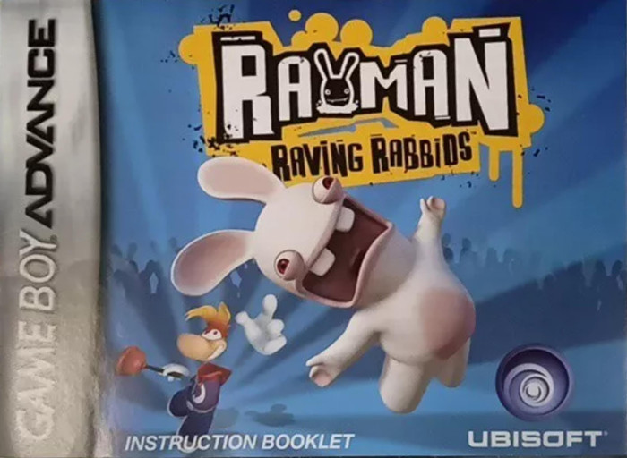 *USED* GBA RAYMAN RAVING RABBIDS (MANUAL ONLY) (#475300342288)