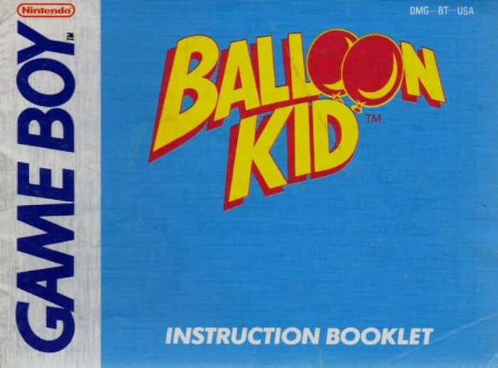 *USED* GB BALLOON KID (MANUAL ONLY) (#481488644397)