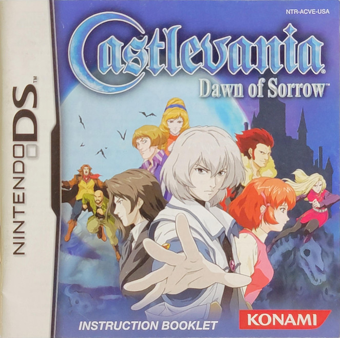 *USED* DS CASTLEVANIA DAWN OF SORROW (MANUAL ONLY) (#441556642793)