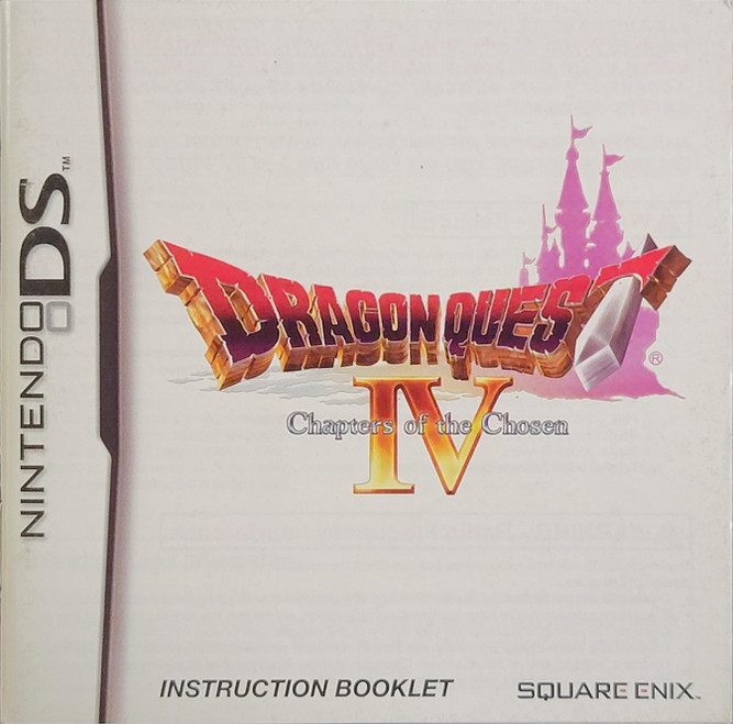 *USED* DS DRAGON QUEST IV CHAPTERS OF CHOSEN (MANUAL ONLY) (#488258968387)