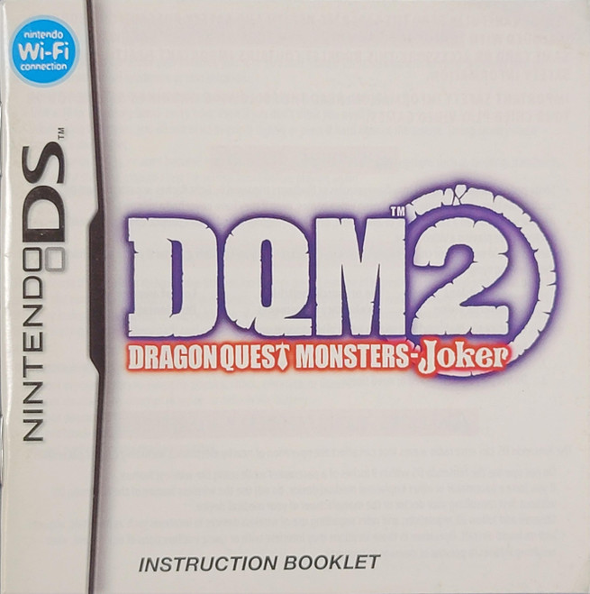 *USED* DS DRAGON QUEST MONSTERS JOKER 2 (MANUAL ONLY) (#461124076997)