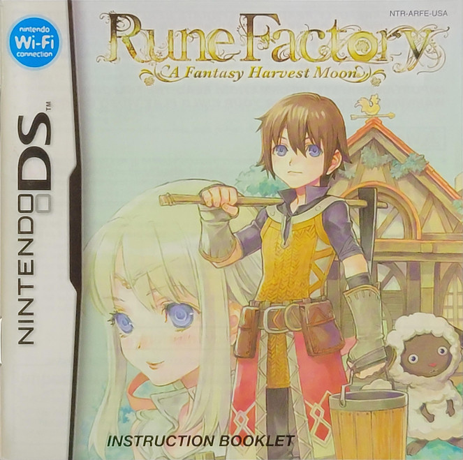 *USED* DS RUNE FACTORY (MANUAL ONLY) (#457852552179)
