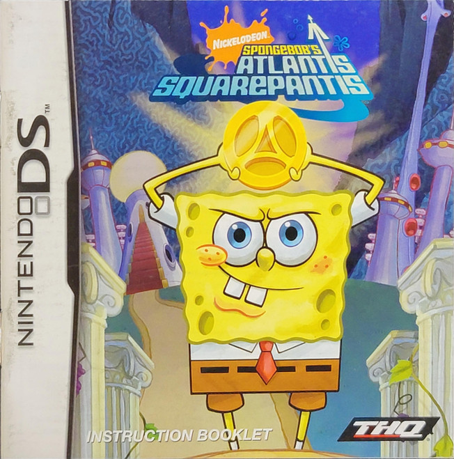 *USED* DS SPONGEBOB'S ATLANTIS SQUAREPANTIS (MANUAL ONLY) (#437469609435)