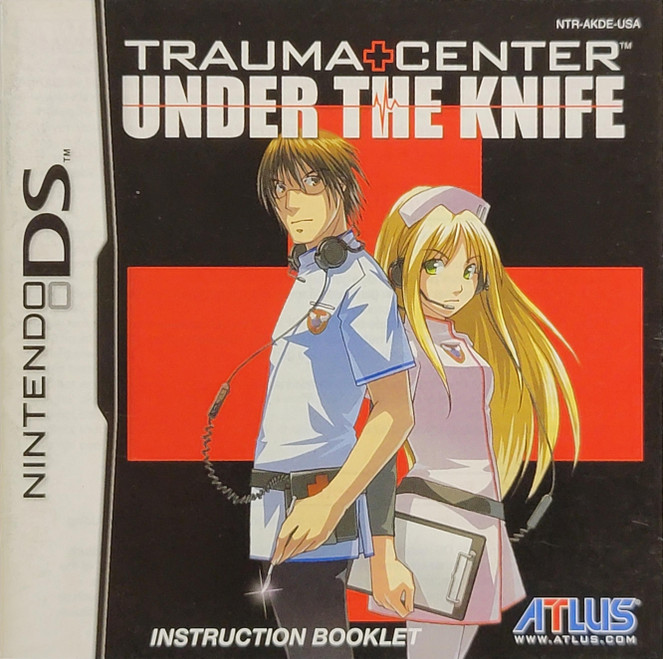 *USED* DS TRAUMA CENTER UNDER THE KNIFE (MANUAL ONLY) (#475714188366)