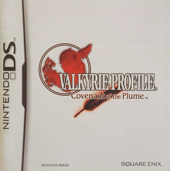 *USED* DS VALKYRIE PROFILE COVENANT OF THE PLUME (MANUAL) (#459828181895)