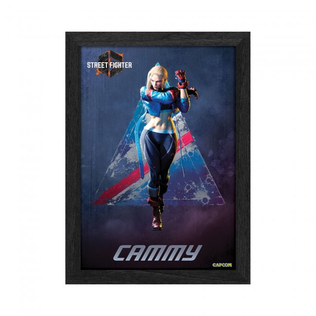 CAMMY STREET FIGHTER 6 LENTICULAR POSTER (#849172017146)