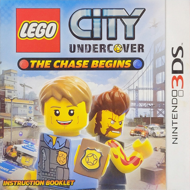 *USED* 3DS LEGO CITY UNDERCOVER THE CHASE BEGINS (MANUAL ONLY) (#447268754984)