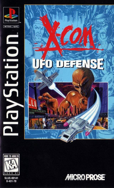 *USED* PS1 X-COM UFO DEFENSE LONGBOX (BOX & MANUAL ONLY) (#445726440516)