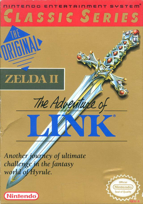 *USED* ZELDA II ADVENTURE OF LINK (GREY CARTRIDGE) (#490324525448)