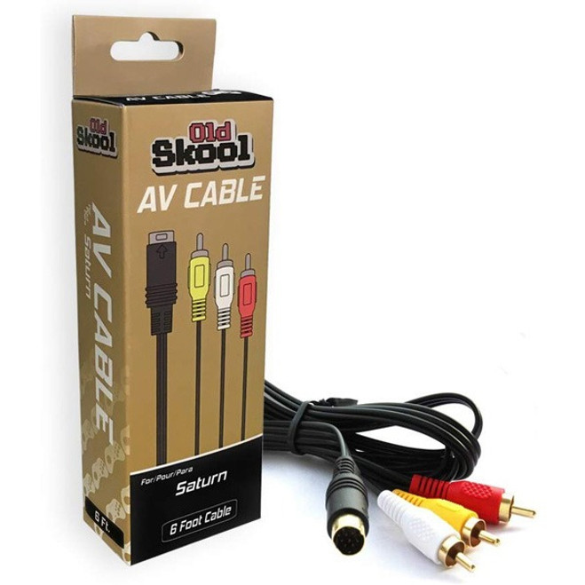 SEGA SATURN AV CABLE (OLD SKOOL) (#645871907067)