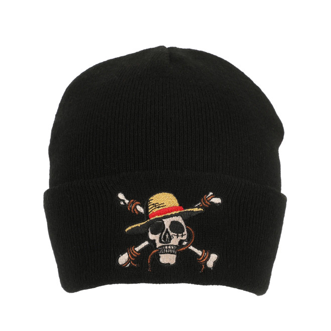 ONE PIECE PIRATES SKULL & CROSSBONES CUFF BEANIE (#198996440426)