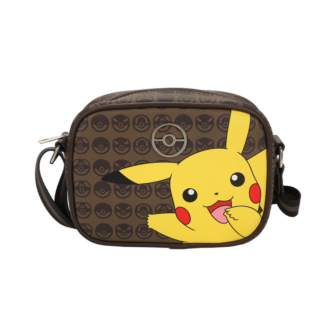 PIKACHU CROSSBODY BAG W/ ADJUSTABLE STRAP (#198996380616)