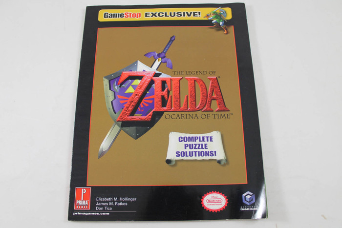*USED* LEGEND OF ZEDLA OCARINA OF TIME GAMESTOP EXCLUSIVE PRIMA STRATEGY GUIDE (#485382194569)