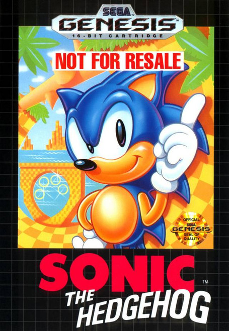 *USED* SONIC THE HEDGEHOG [NOT FOR RESALE] (CIB)  (#431877563174)