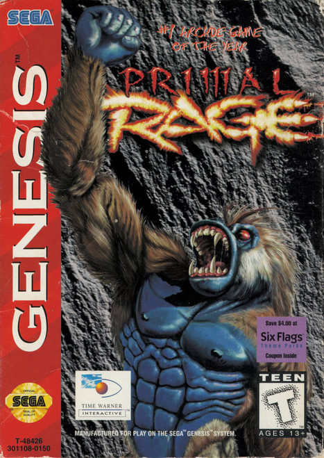 *USED* PRIMAL RAGE (CIB) (#414308837761)
