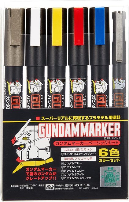 GUNPLA GUNDAM MARKER BASIC SET (#4973028505627)