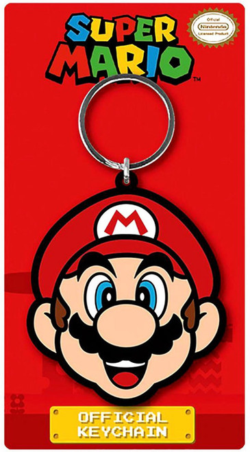 SUPER MARIO SOFT PVC KEYCHAIN (#638211680973)