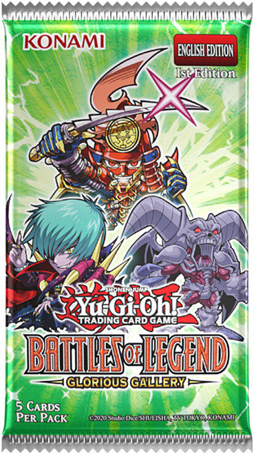 YU-GI-OH! TCG BATTLE OF LEGEND GLORIOUS GALLERY BOOSTER PACK  (#083717871941)