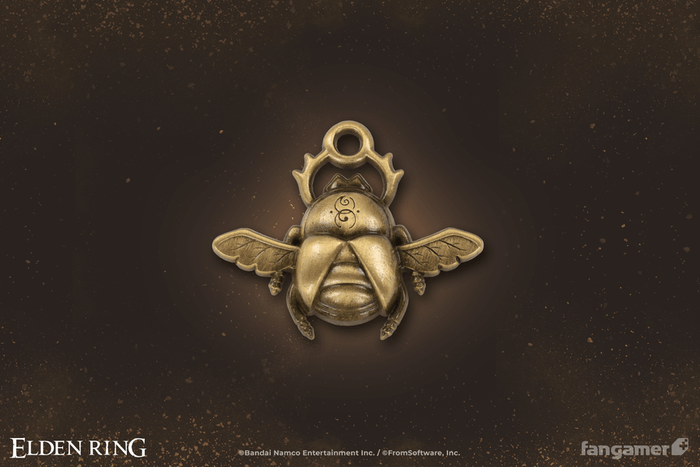 GOLD SCARAB PIN (#434946565529)