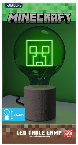 MINECRAFT CREEPER LED NEON BULB LAMP (#5056577757538)