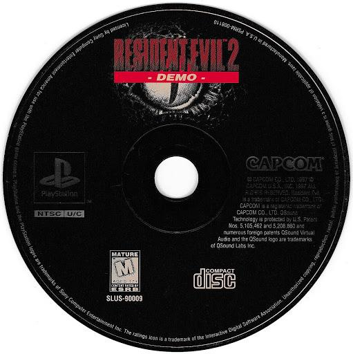 *USED* RESIDENT EVIL 2 DEMO DISK  (#459992610313)