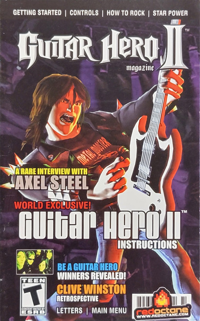 *USED* PS2 GUITAR HERO II (MANUAL ONLY) (#438392441338)