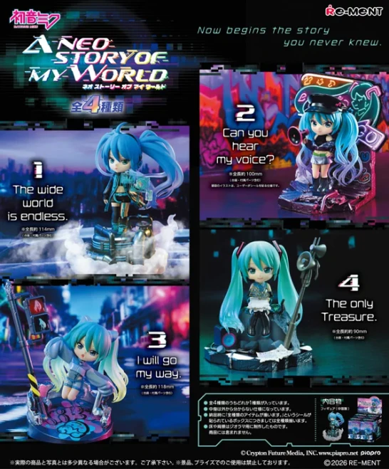 HATSUNE MIKU A NEO STORY OF MY WORLD BLIND BOX (#4521121700045)