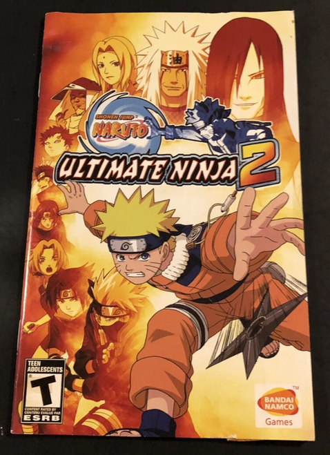 *USED* PS2 NARUTO ULTIMATE NINJA 2 (MANUAL ONLY) (#461766893174)