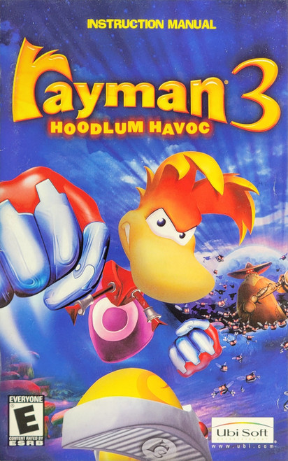 *USED* PS2 RAYMAN 3 HOODLUM HAVOC (MANUAL ONLY) (#480674683202)