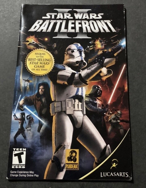 *USED* PS2 STAR WARS BATTLEFRONT II (MANUAL ONLY) (#497756626804)
