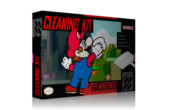 *USED* SNES CLEANING KIT OFFICAL (#462109552420)