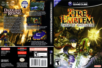 USED* GC FIRE EMBLEM PATH OF RADIANCE (COVER ART ONLY