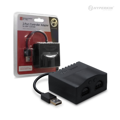 2-PORT N64 CONTROLLER USB ADAPTER (#810007713731) - LEVEL UP VIDEO